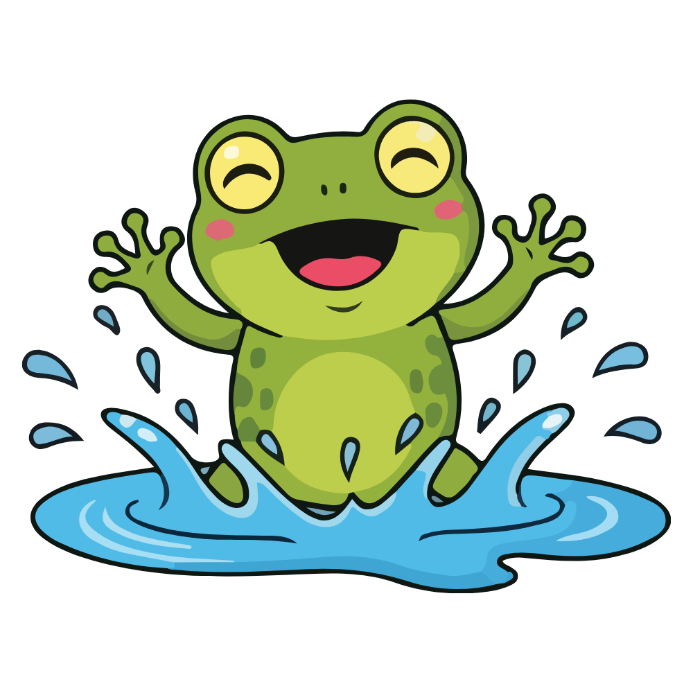 Frog Puns and Jokes: 100 Hoppy Laughs for Kids